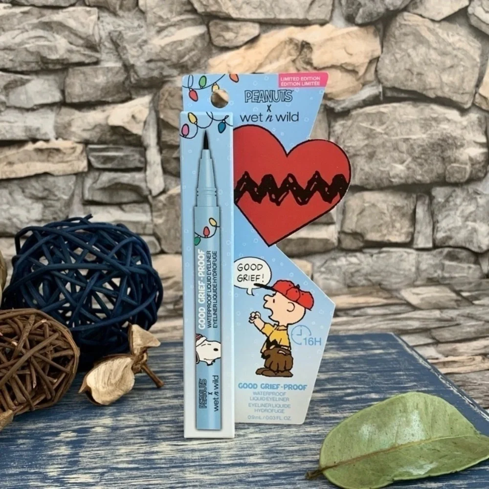 Peanuts x Wet n Wild Good Grief Waterproof Liquid Eyeliner Limited Edition New